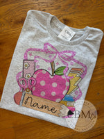 Back To School Bow Name
