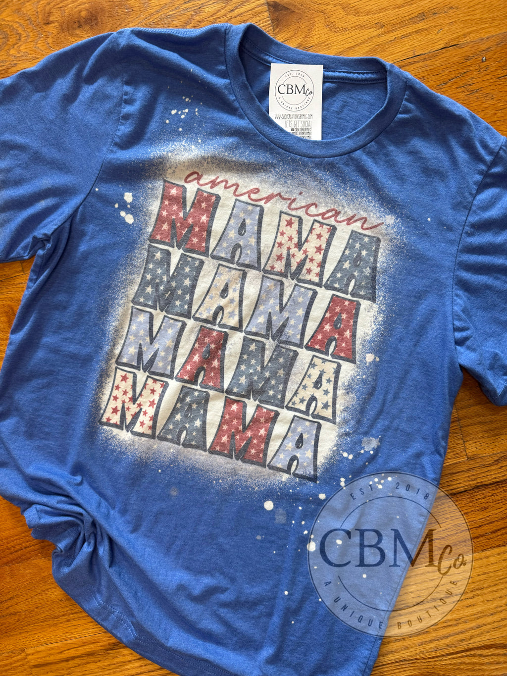 American Mama Bleached Tee