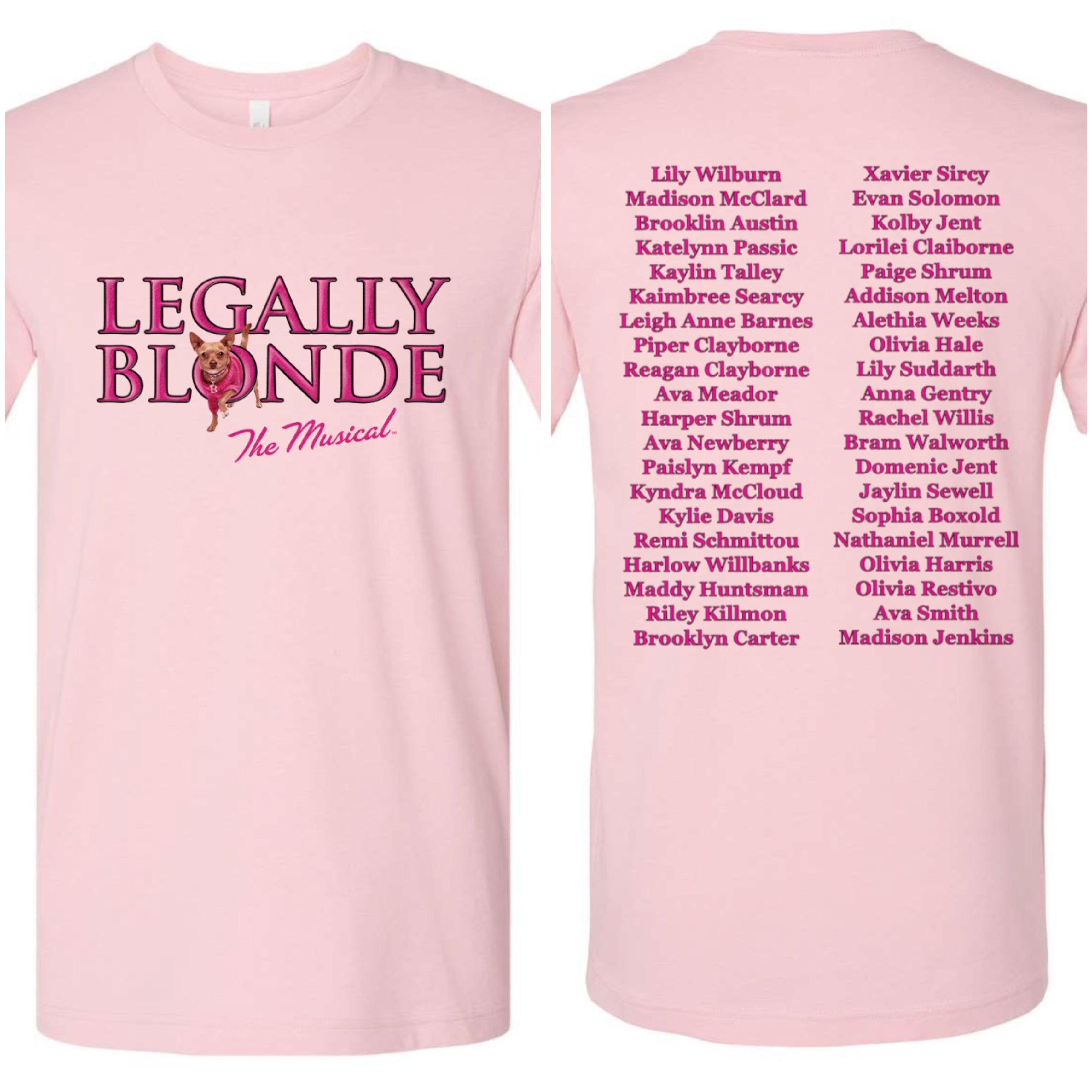 Legally Blonde Cast Tees