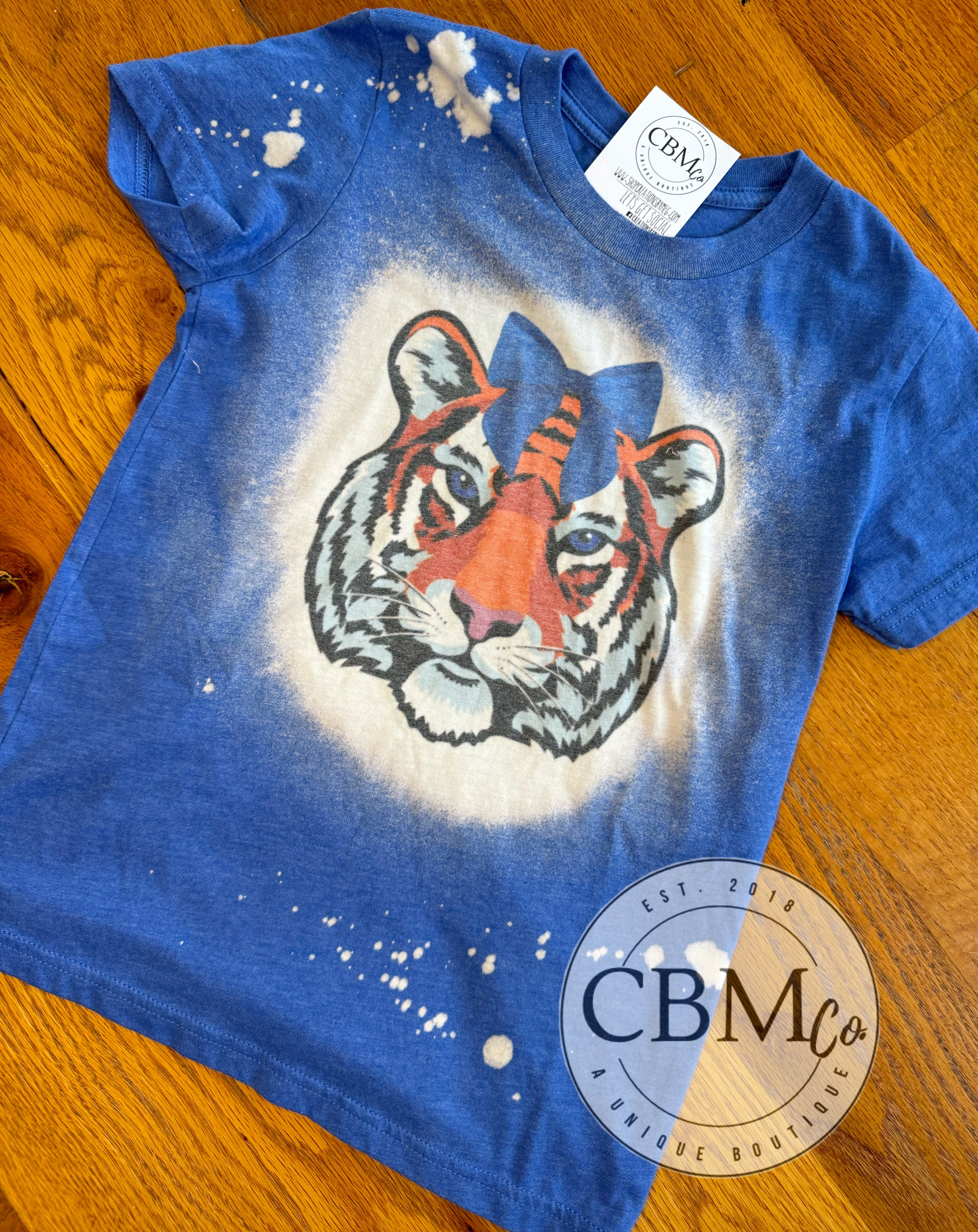 Bow Tiger Bleached Tee