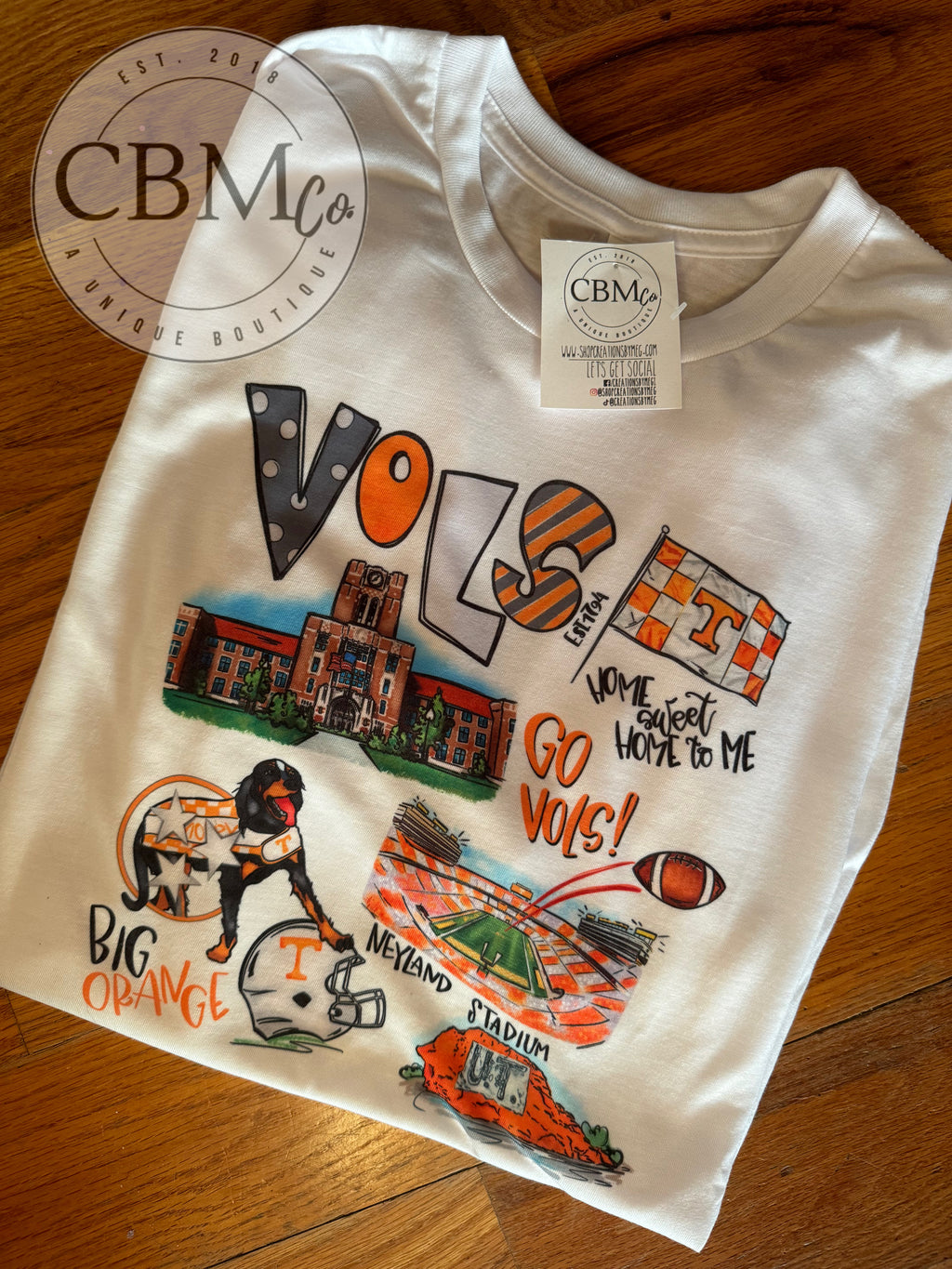 Vols Life Collage Tee