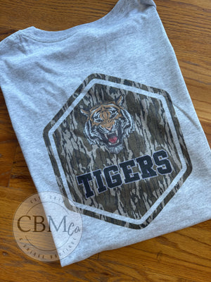 Tigers Camo Front/Back Tee