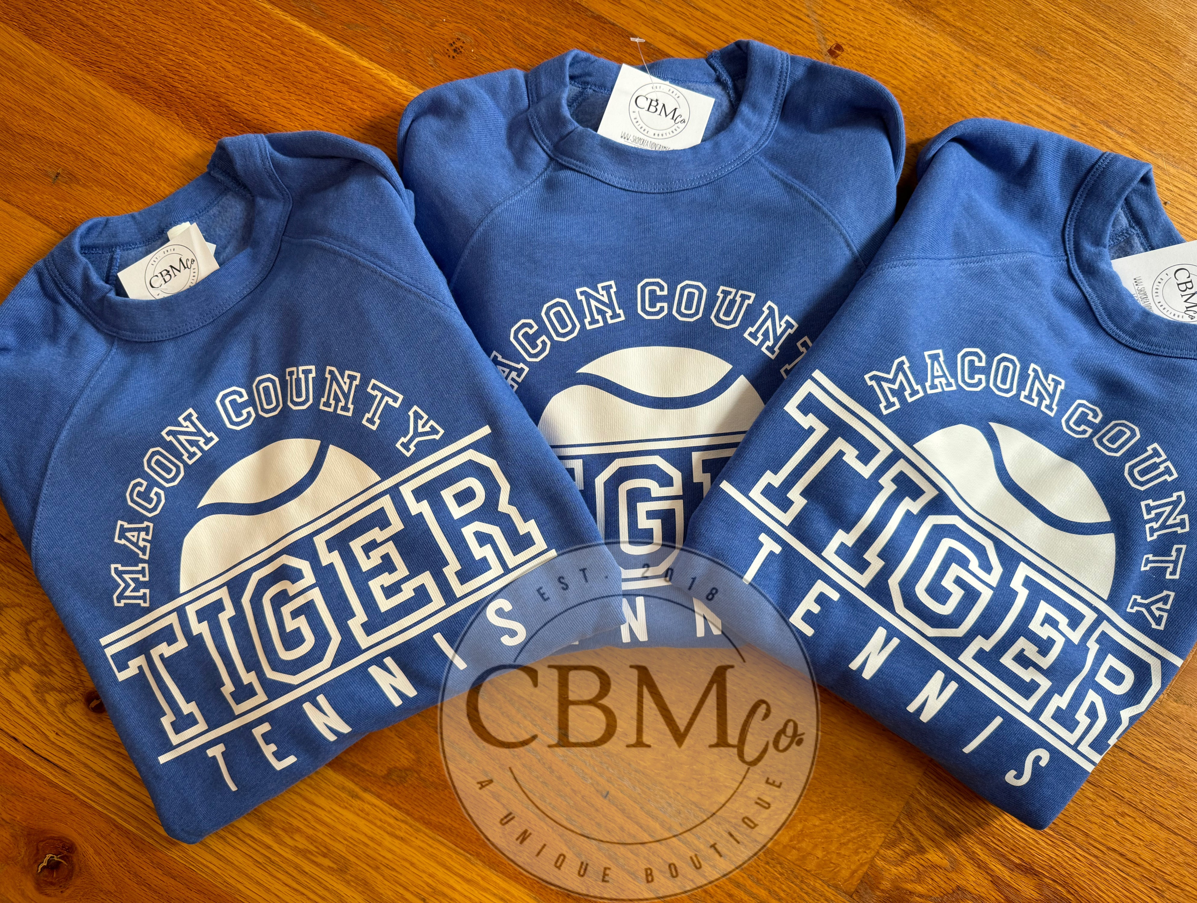 Macon County Tiger Tennis Sweatshirt