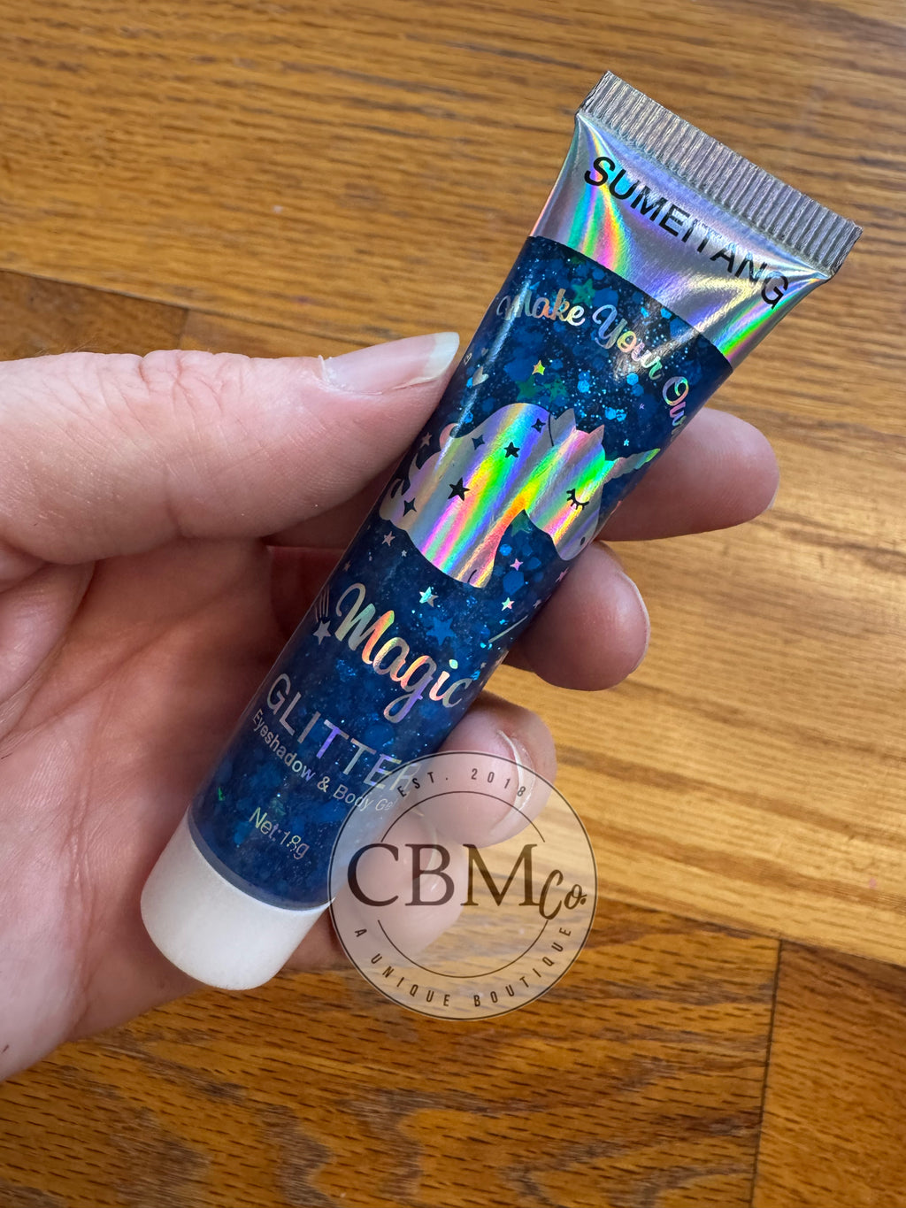 Blue Body Glitter