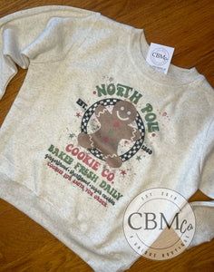 North Pole Cookie Co Youth Sweatshirt