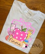 Back To School Bow Name