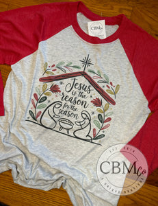 Jesus Is The Reason For The Season Raglan