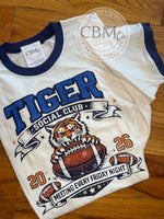 Tiger Social Club Ringer Tee
