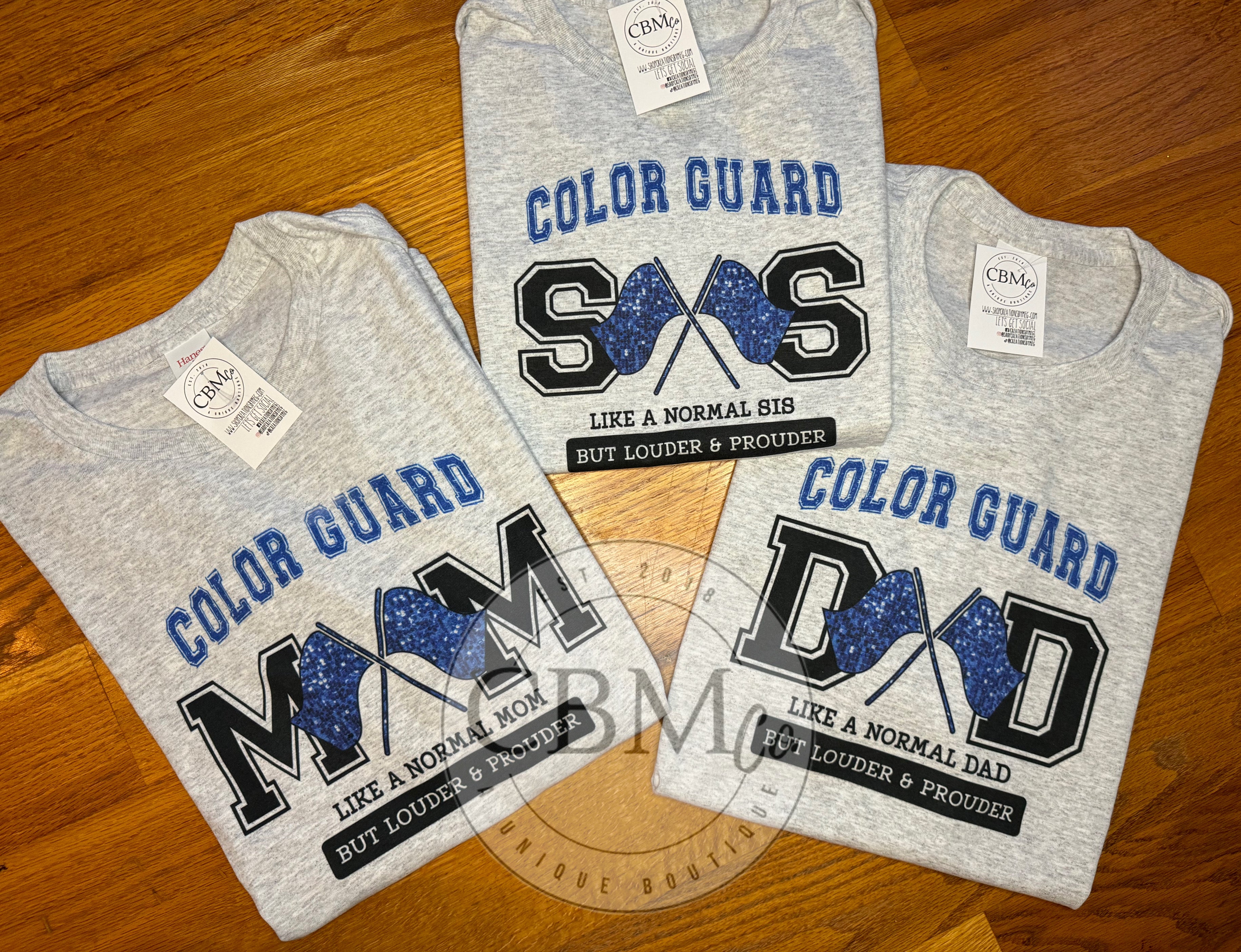 Color Guard Family Tees