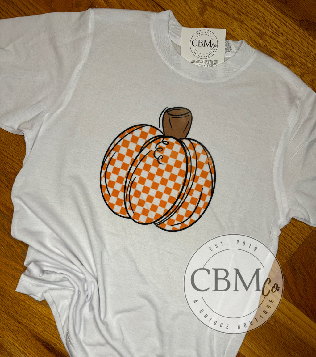 Checkered Tennessee Pumpkin