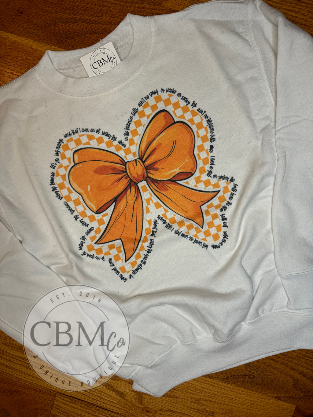 Tennessee Bow Sweatshirt