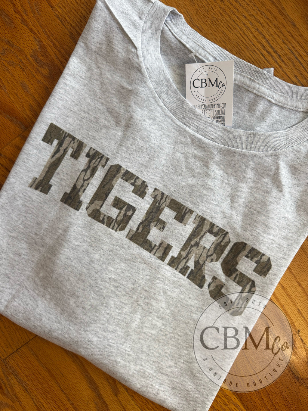Tigers Camo Front/Back Tee