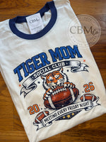Tiger Mom Social Club Ringer Tee