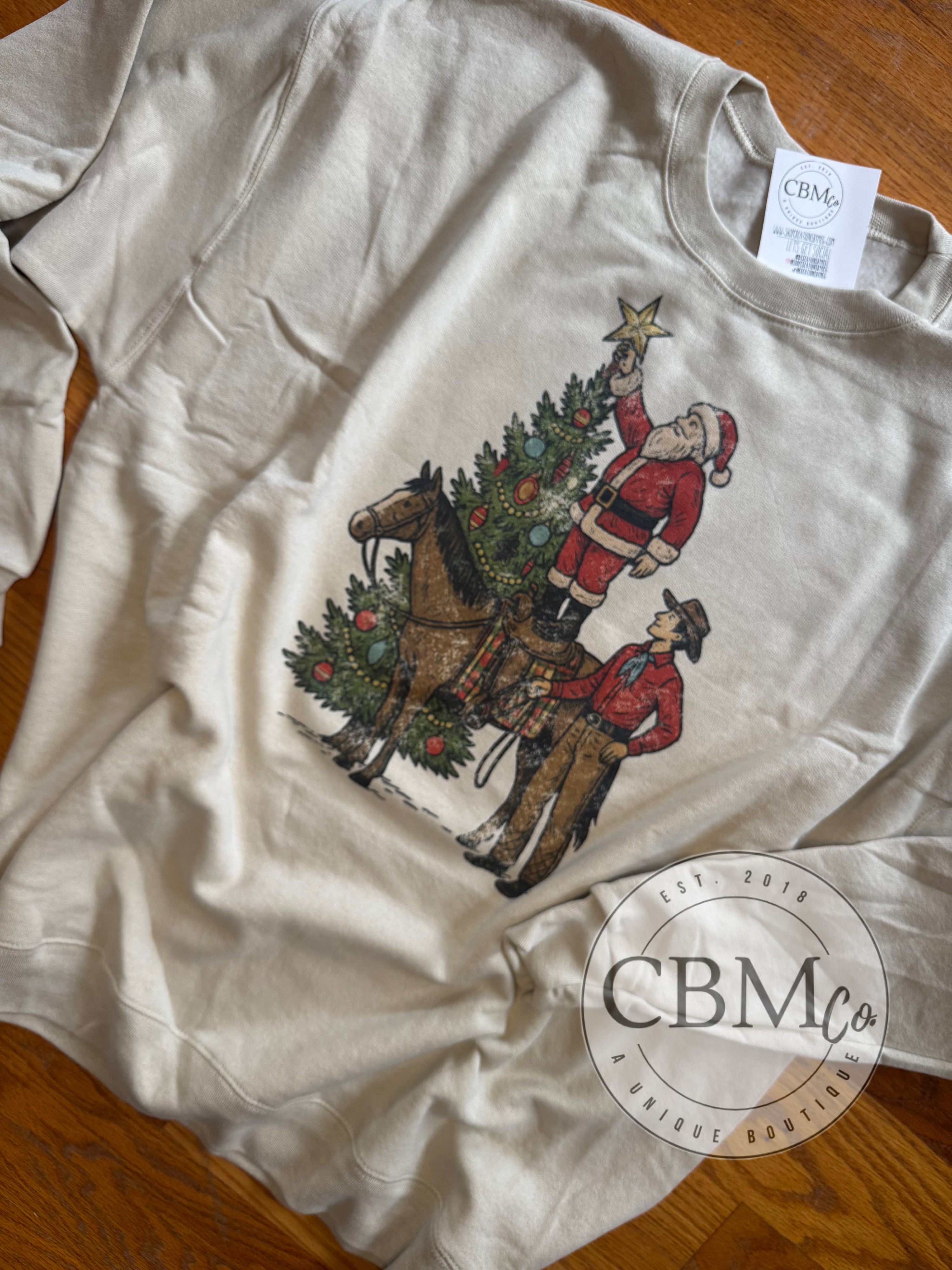 Cowboy Christmas Sweatshirt