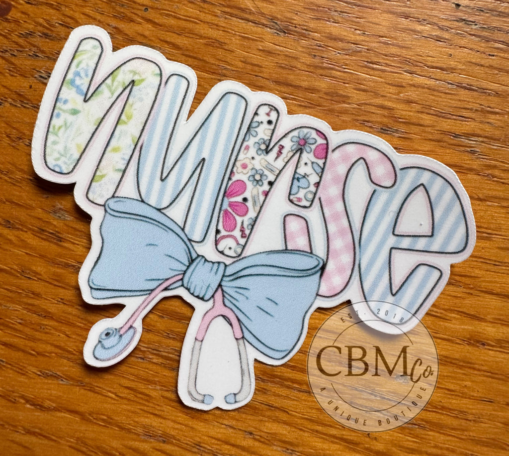 Nurse Patchwork Sticker