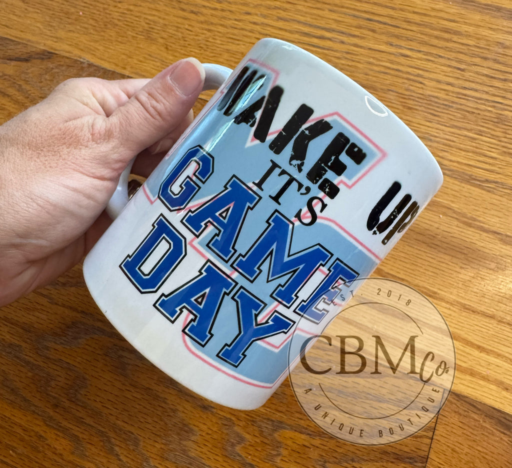 Wake Up It's Game Day Mugs