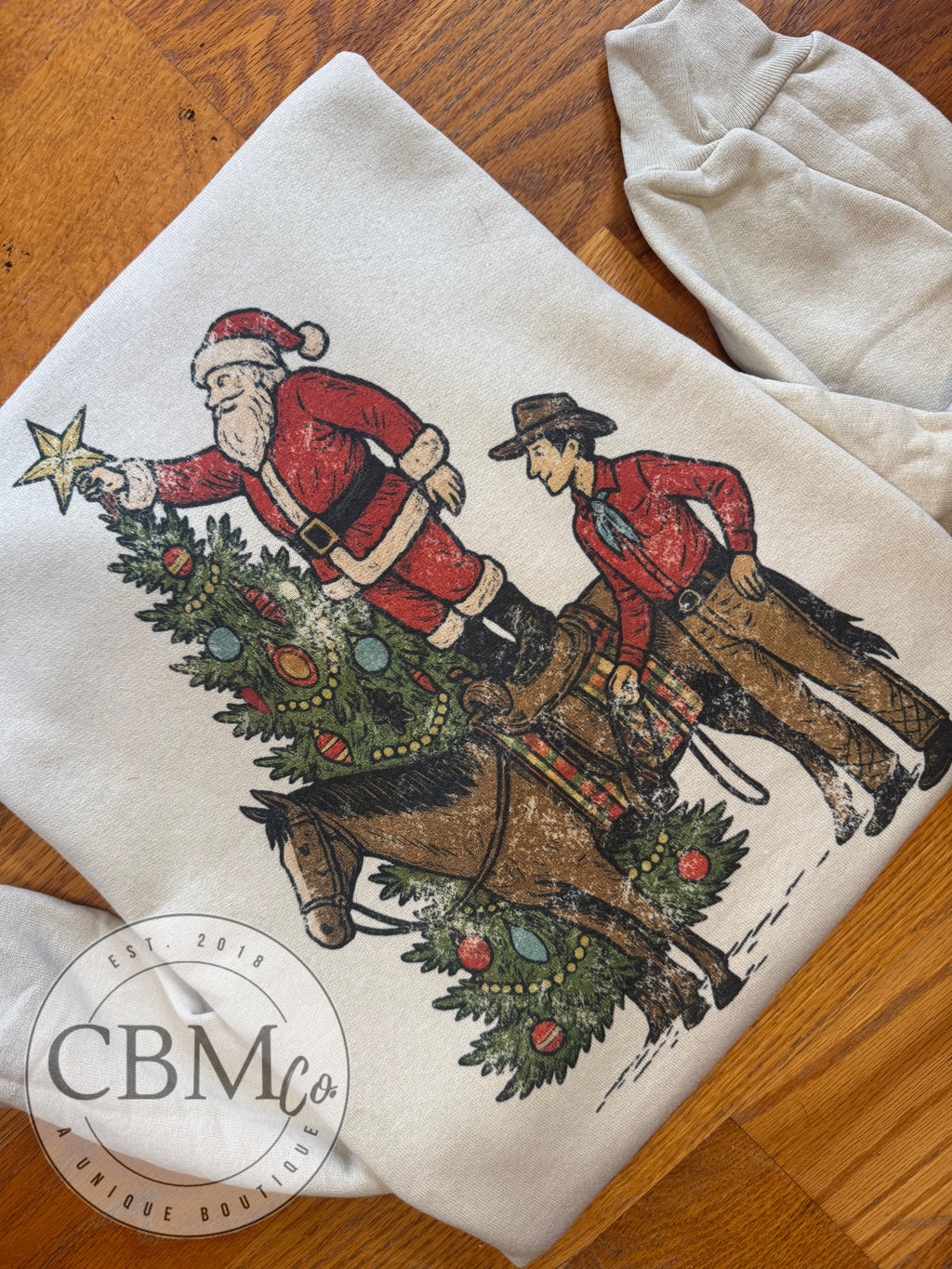 Cowboy Christmas Sweatshirt