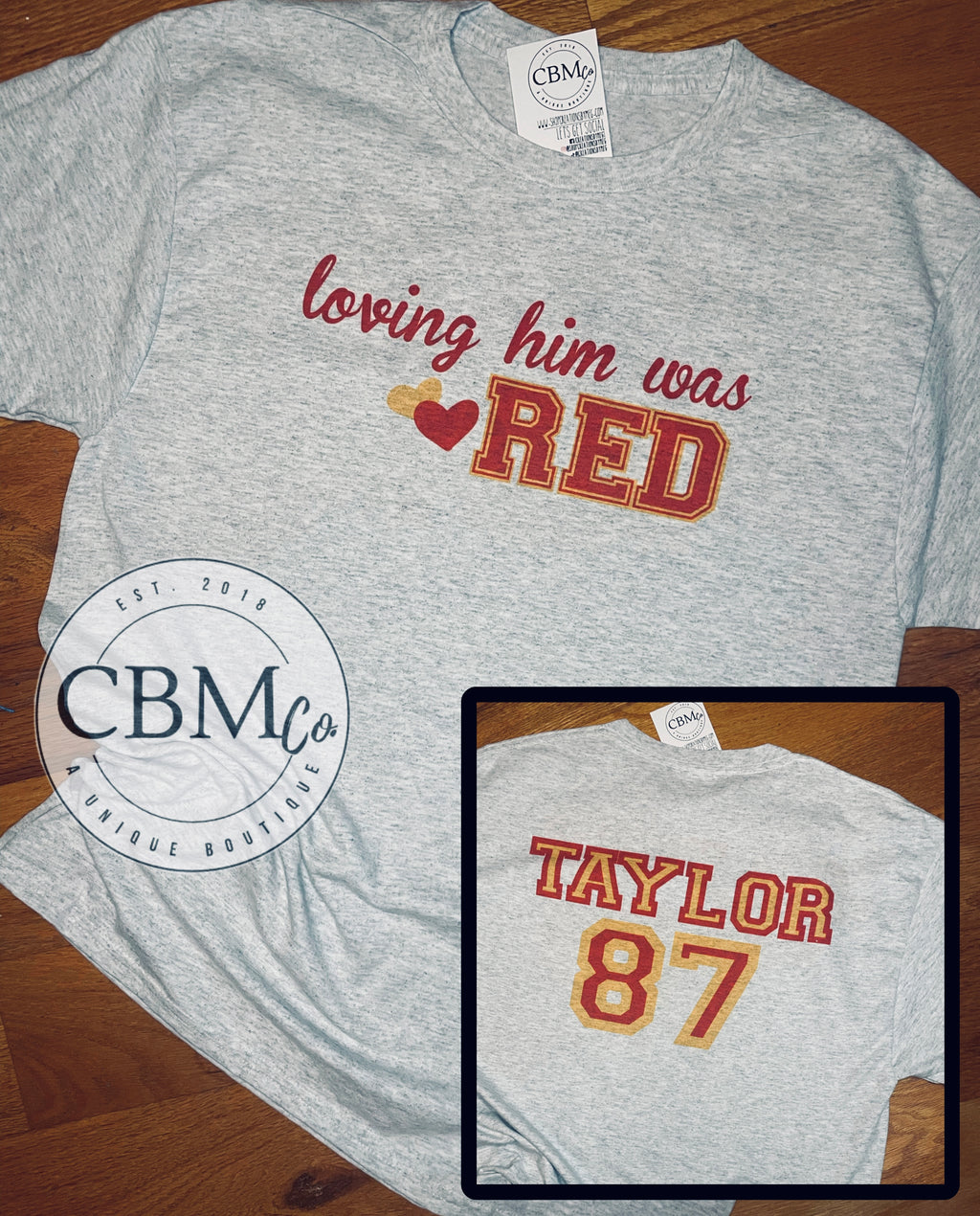 Loving Him Was Red - Taylor Tee