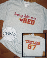 Loving Him Was Red - Taylor Tee