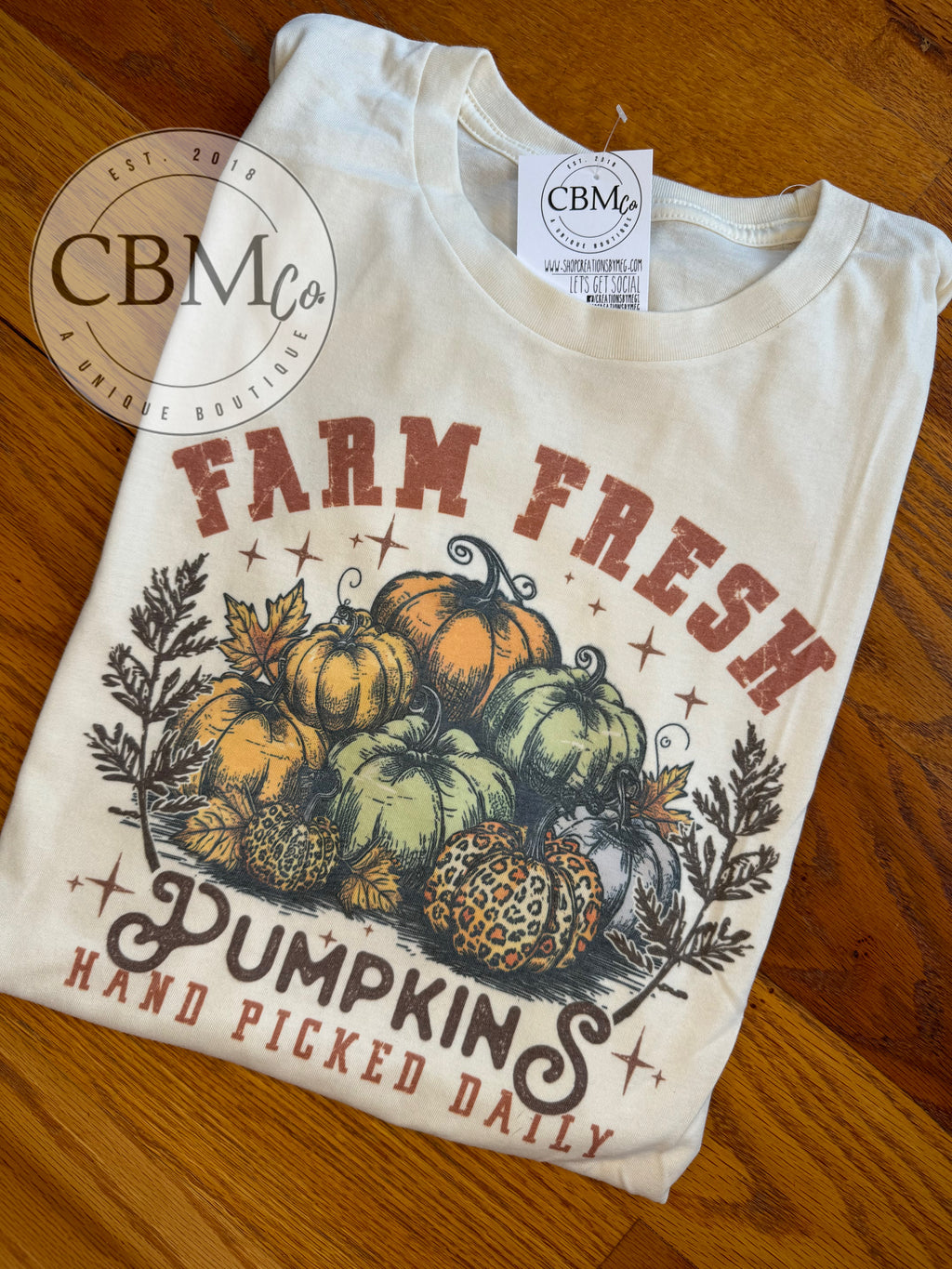 Farm Fresh Pumpkin Tee