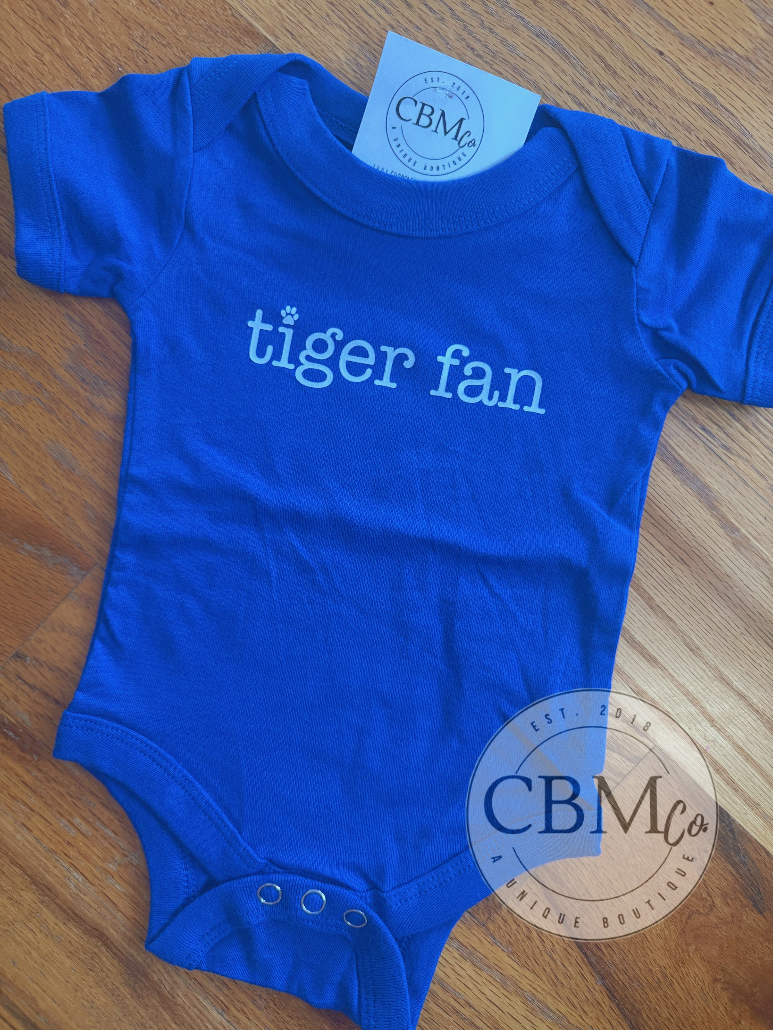 Tiger Fan Onesie