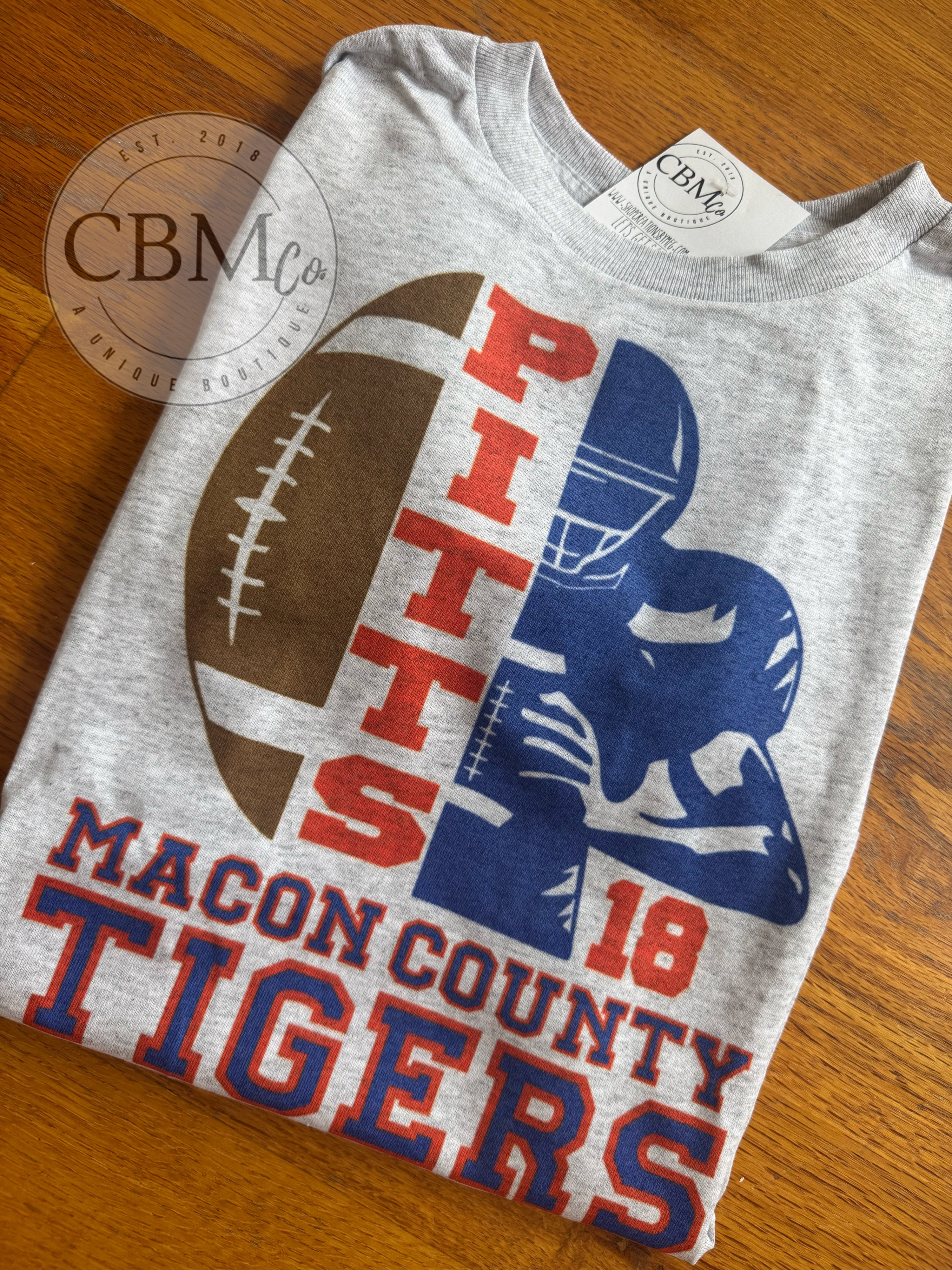 Macon County Tigers - Custom Player Tee