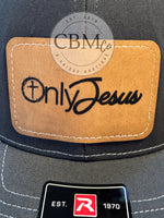 Only Jesus Leather Patch Richardson Hat