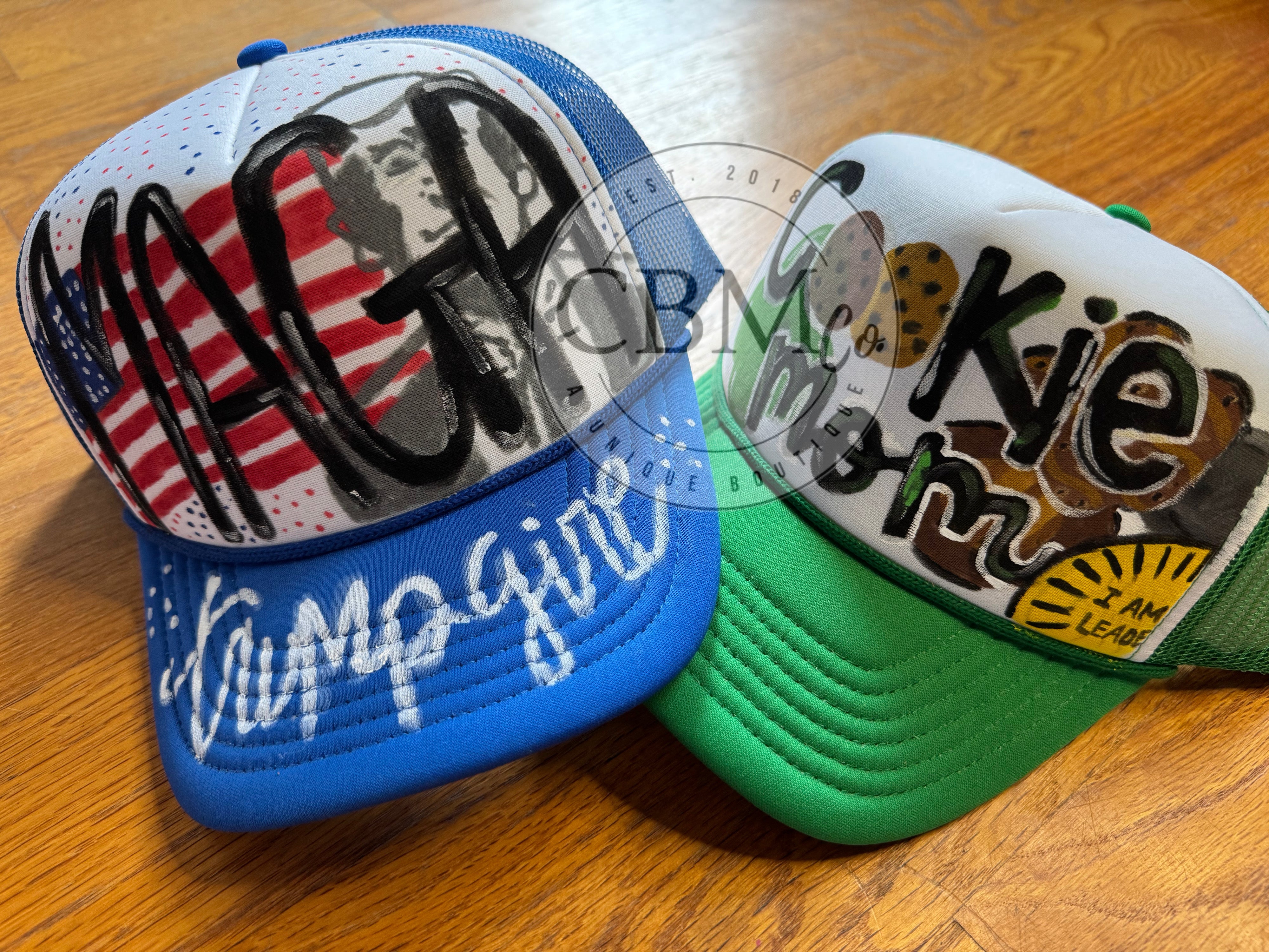Custom Painted Trucker Hats