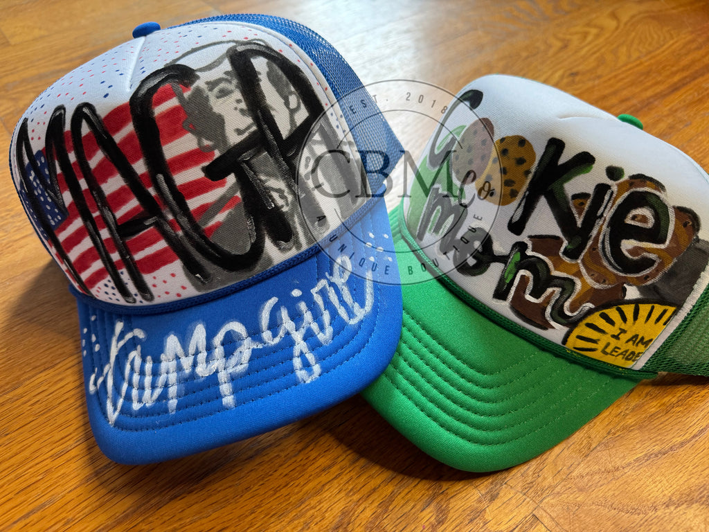 Custom Painted Trucker Hats