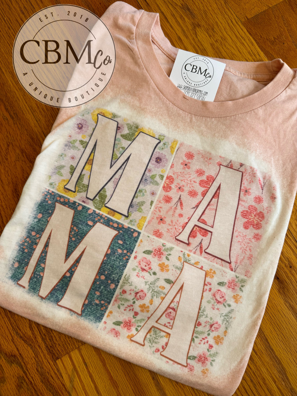 Mama Patchwork Tee