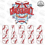 Baseball / Softball Mama + Name / Number Back