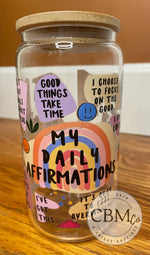 Daily Affirmations Glass Can