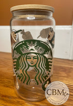 Starbs With Ears Glass Can