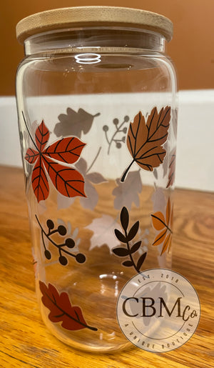 Fall Glass Can