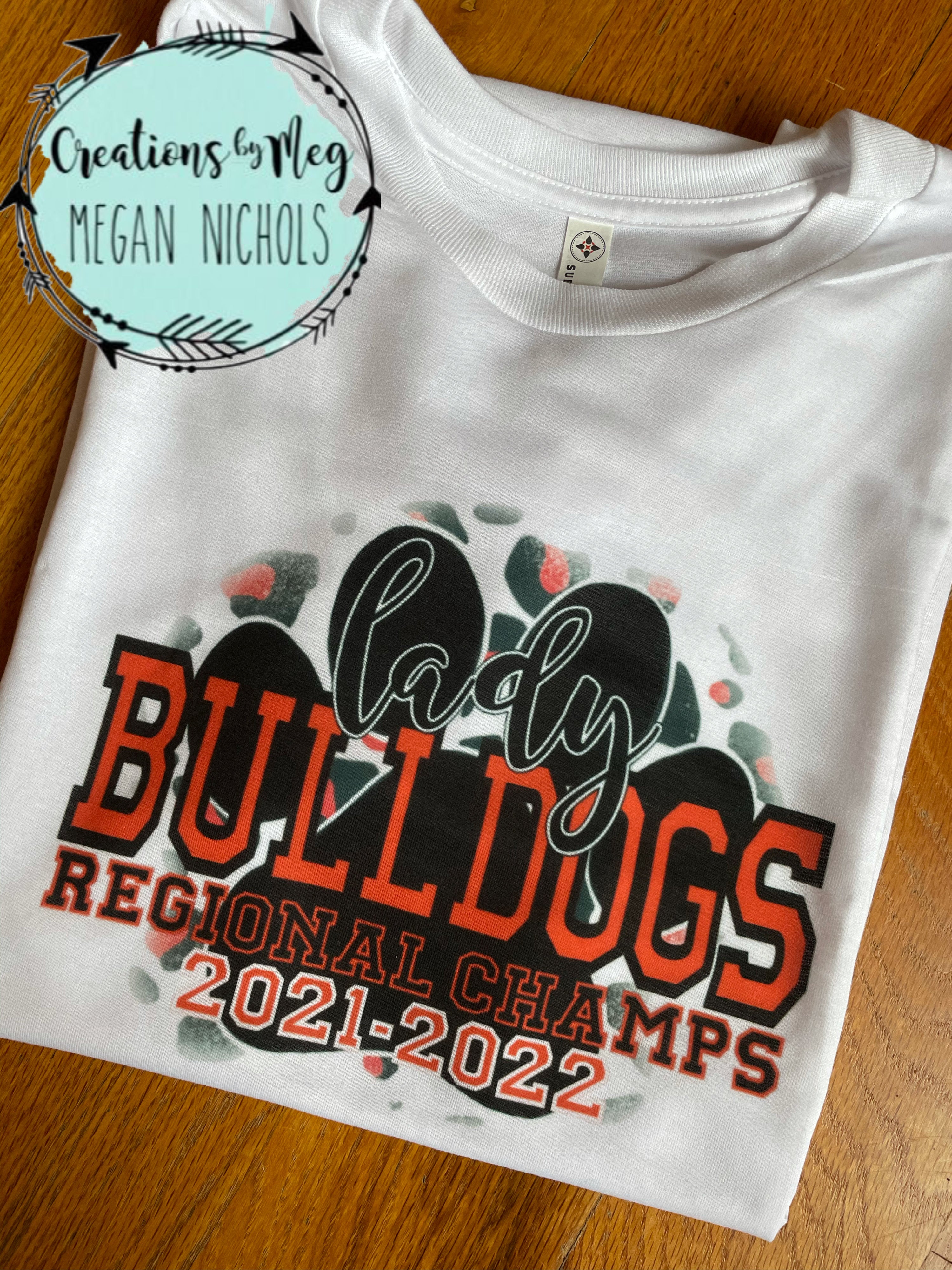 RBS Lady Bulldogs Regional Champions Spirit Tee