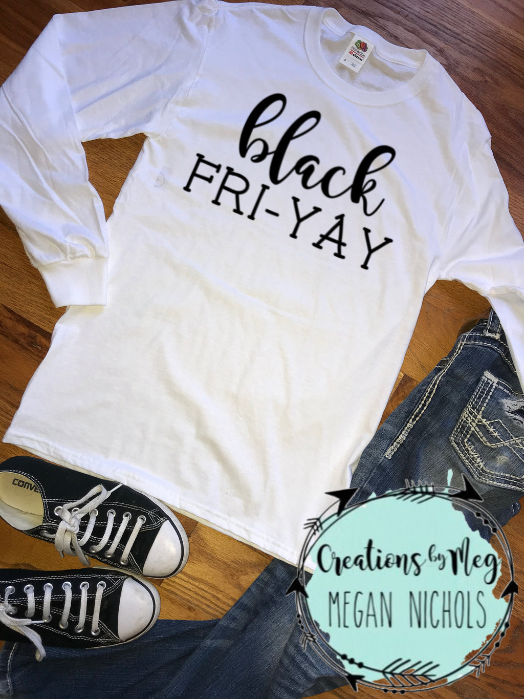 Black Fri-Yay Long Sleeve Tee