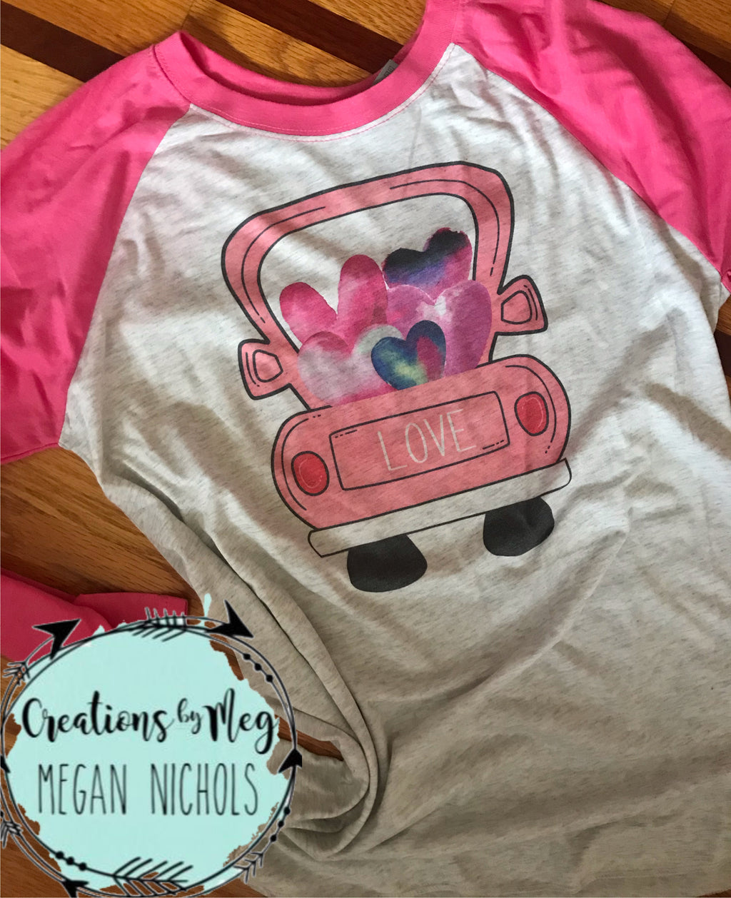 Love Truck Raglan