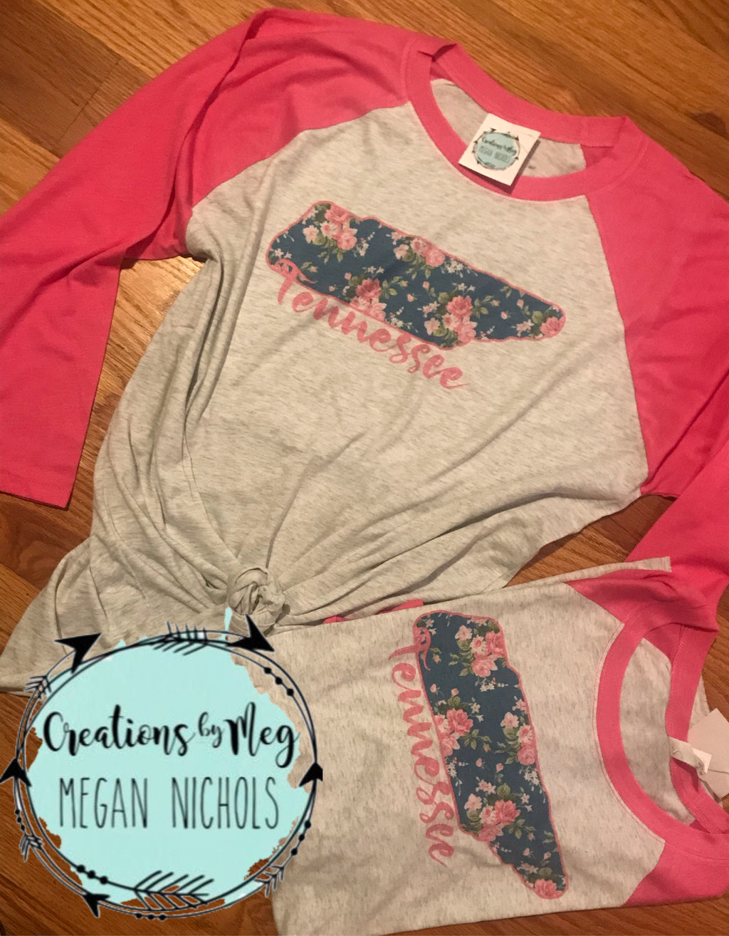 Tennessee Floral Raglan