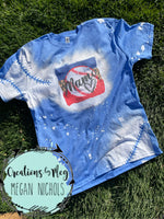 Baseball Mama Bleached Tee