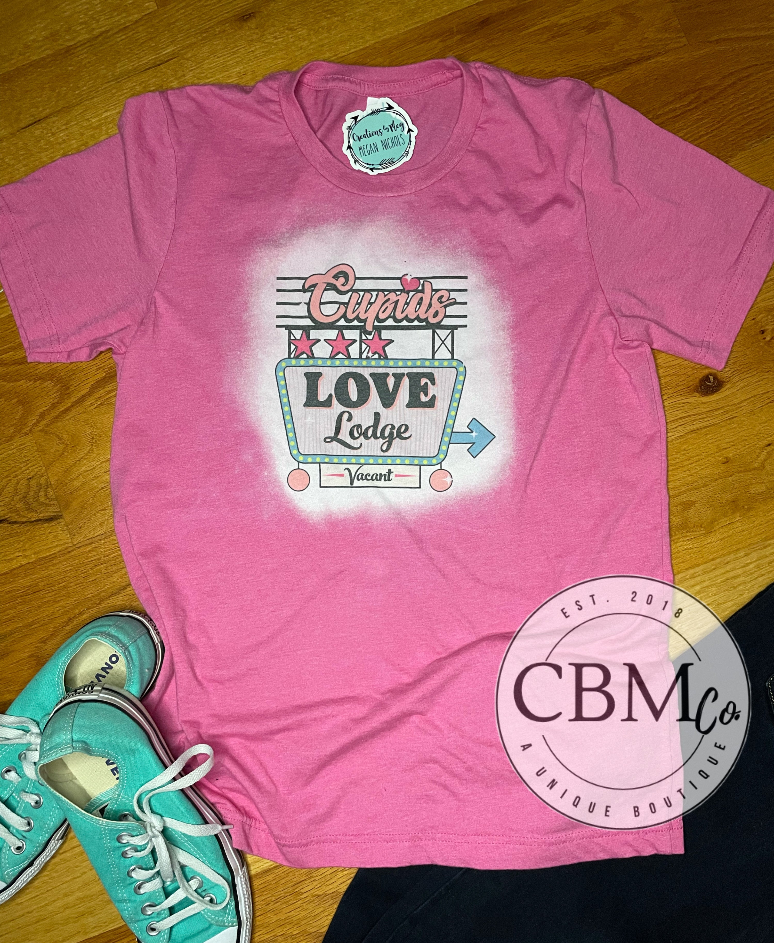 Cupid’s Love Lounge Bleached Tee