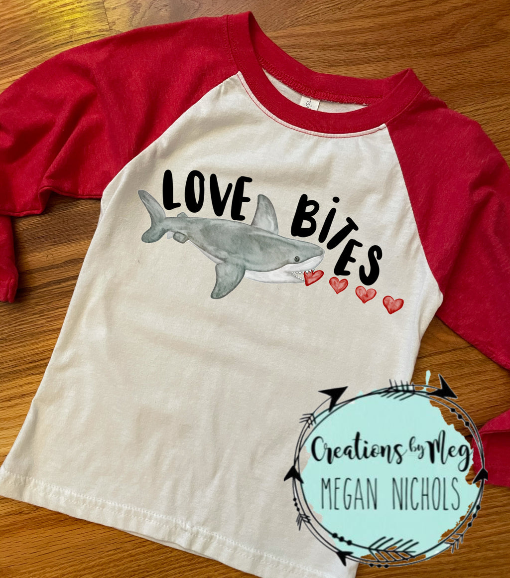 Love Bites Youth & Toddler Raglan