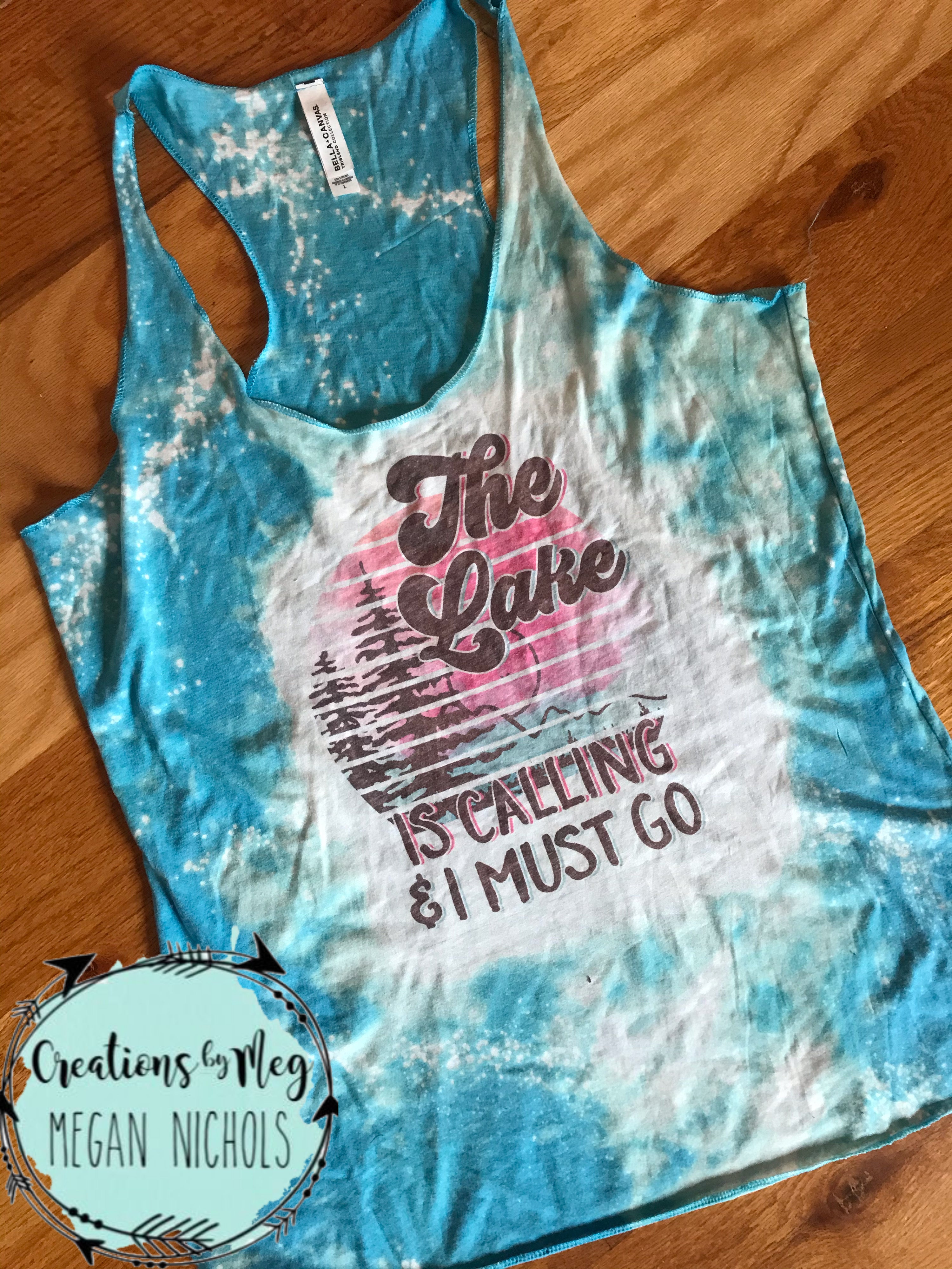 The Lake Is Calling Racerback Tank