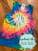 Tie Dye Monograms