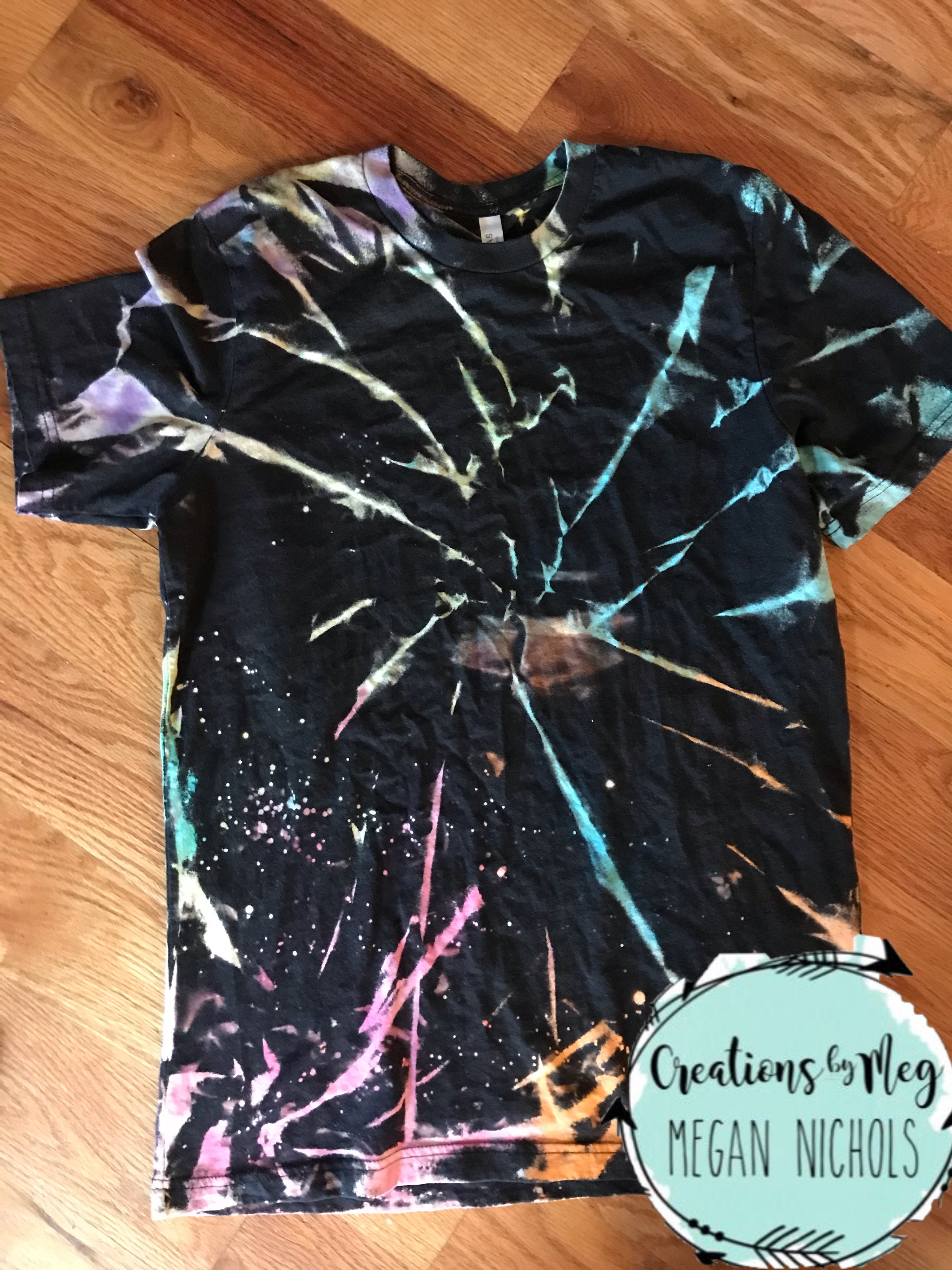 Reverse Tie Dye - Swirls