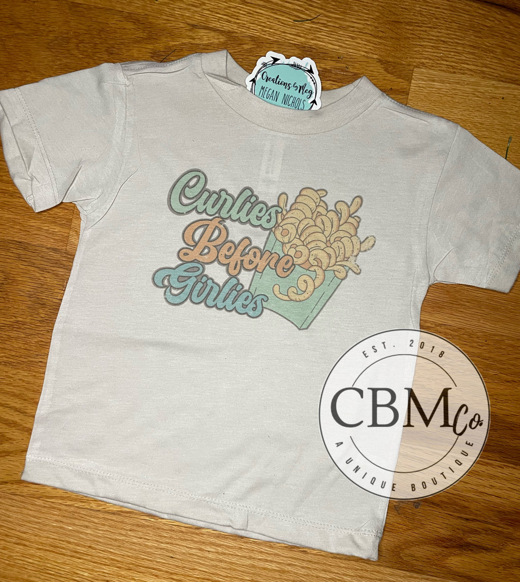 Curlies Before Girlies Toddler & Youth Tee