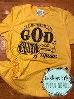 God & Country Music Tee