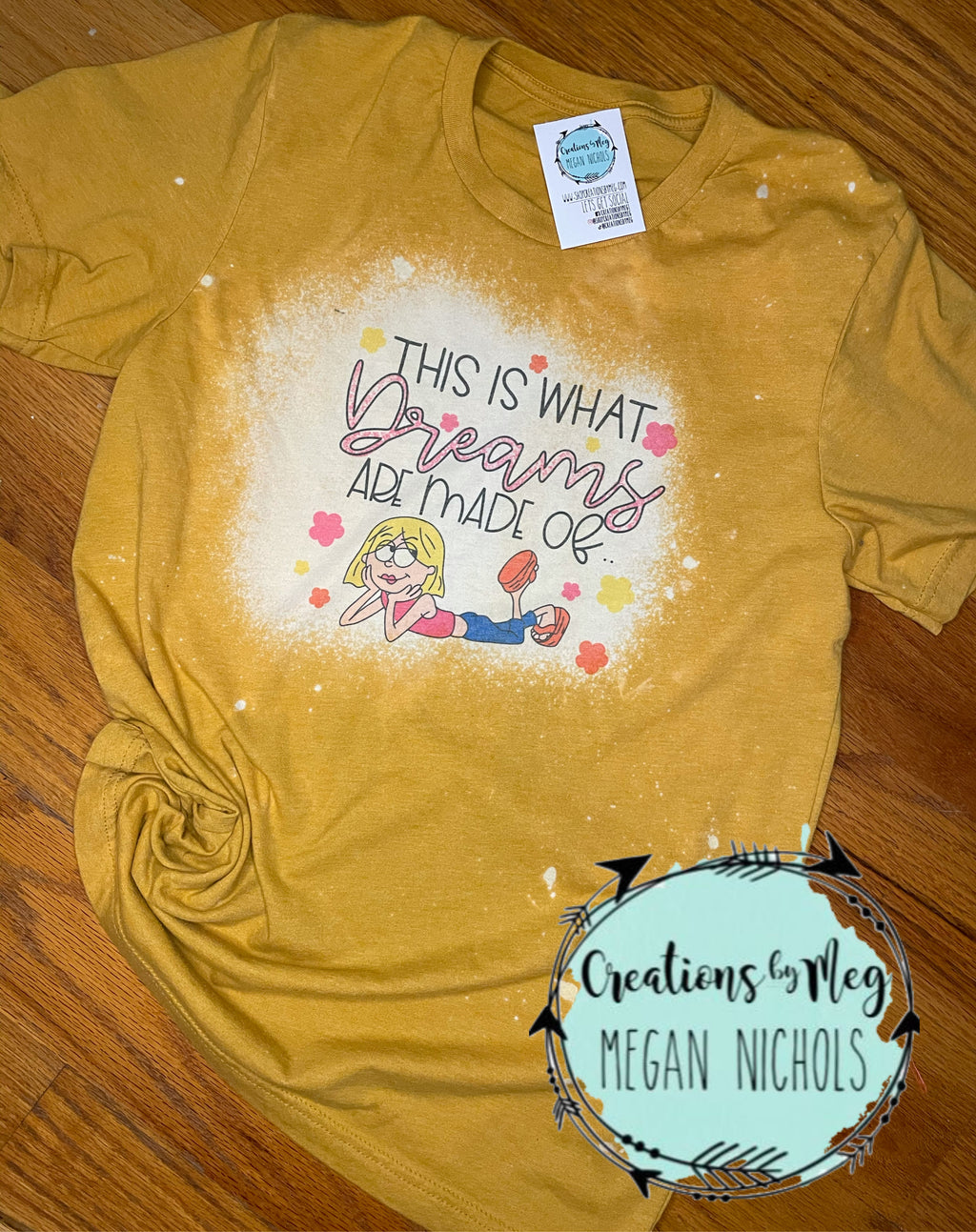 Lizzy McGuire Bleached Tee