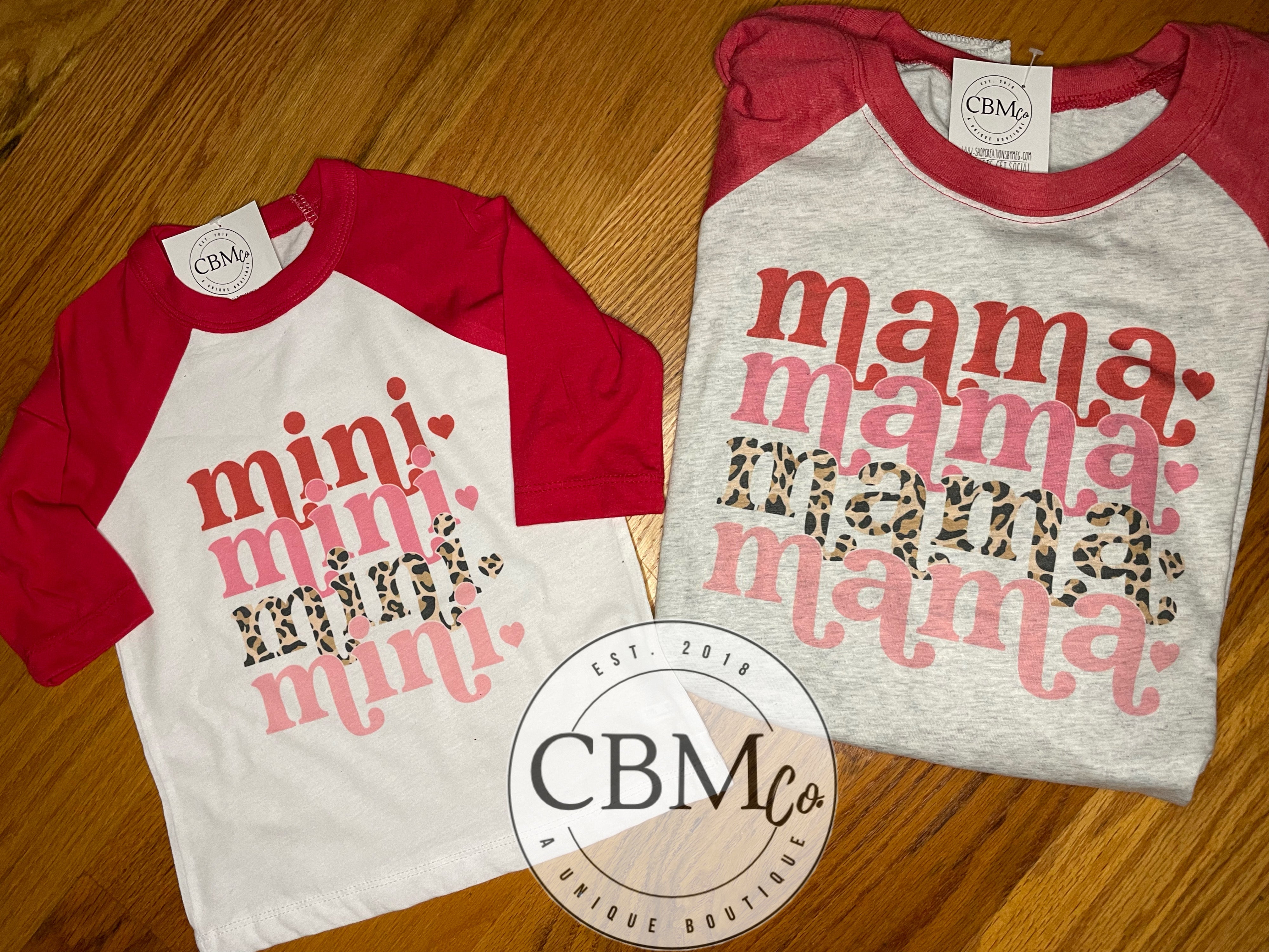 Mini Valentine Raglan