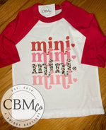 Mini Valentine Raglan