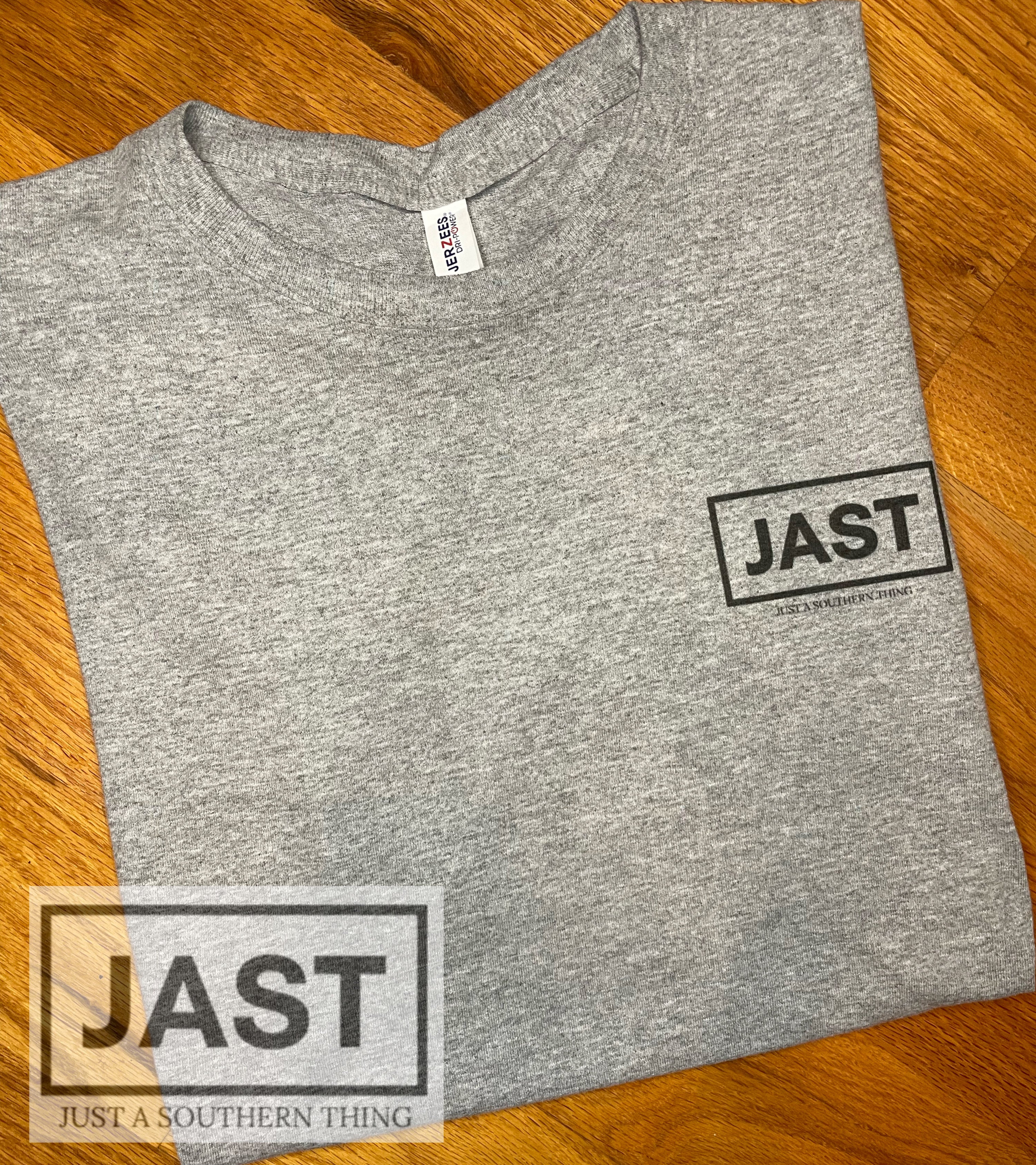 Grey Logo Tee